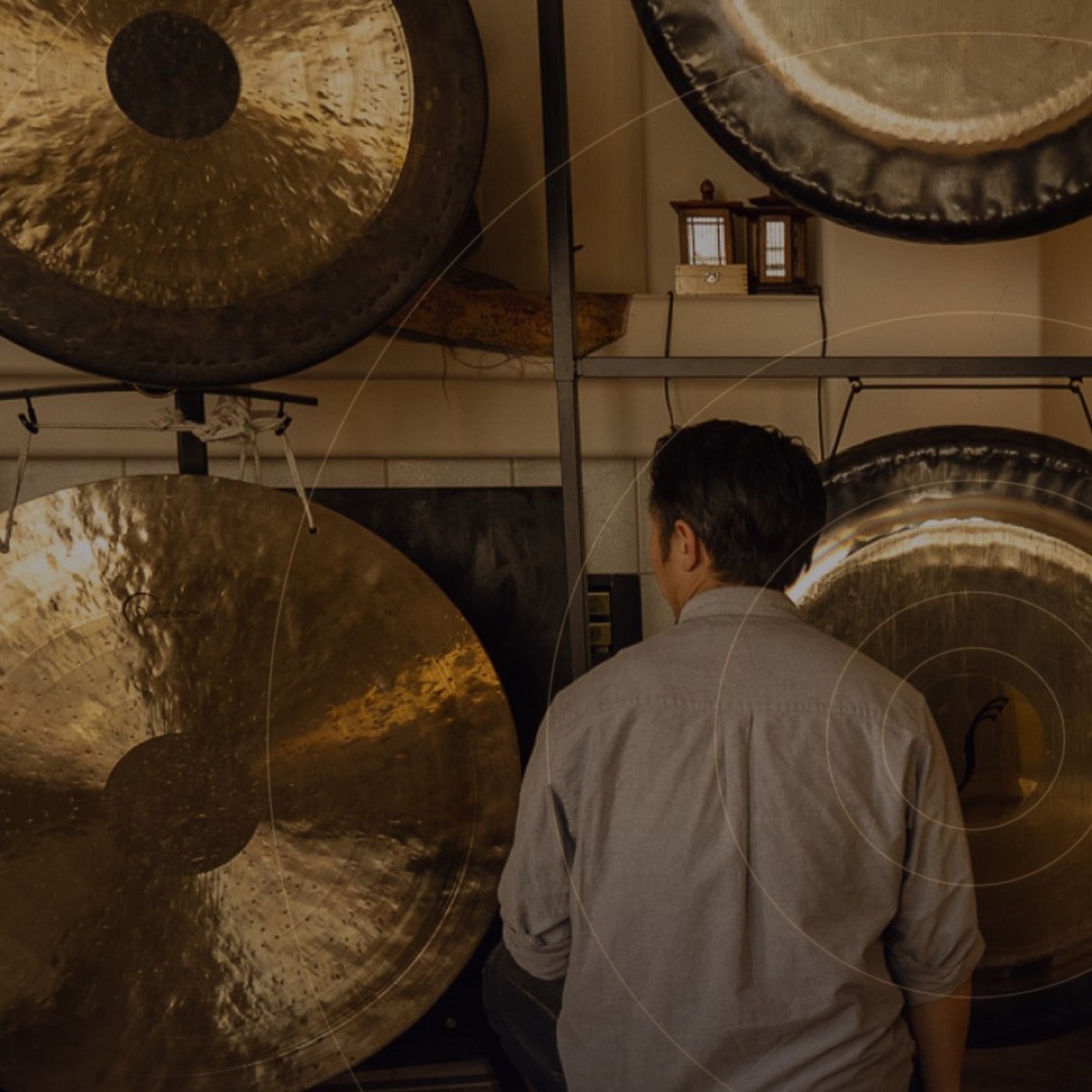 Stillness & Release — Planetary Gong Immersion, a deep gong bath in Edmonton with six large planetary gongs, Earth Harmony Sound and Wellness